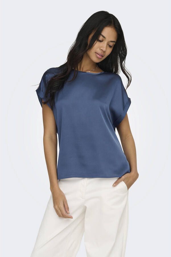 ONLY T-shirt blauw