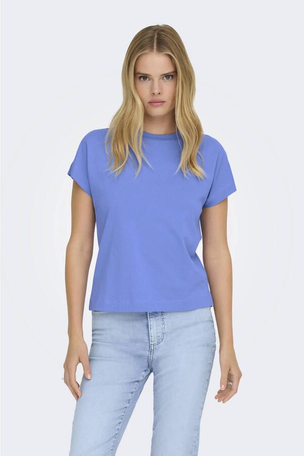 ONLY T-shirt blauw