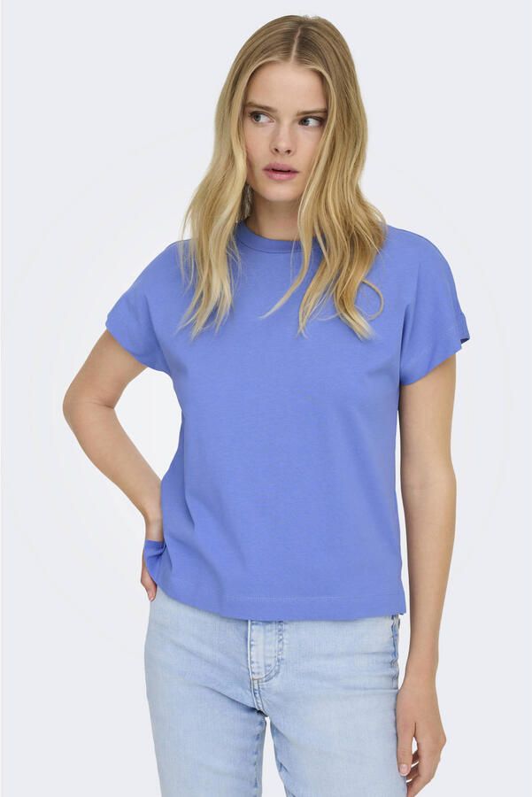 ONLY T-shirt blauw - Foto 2