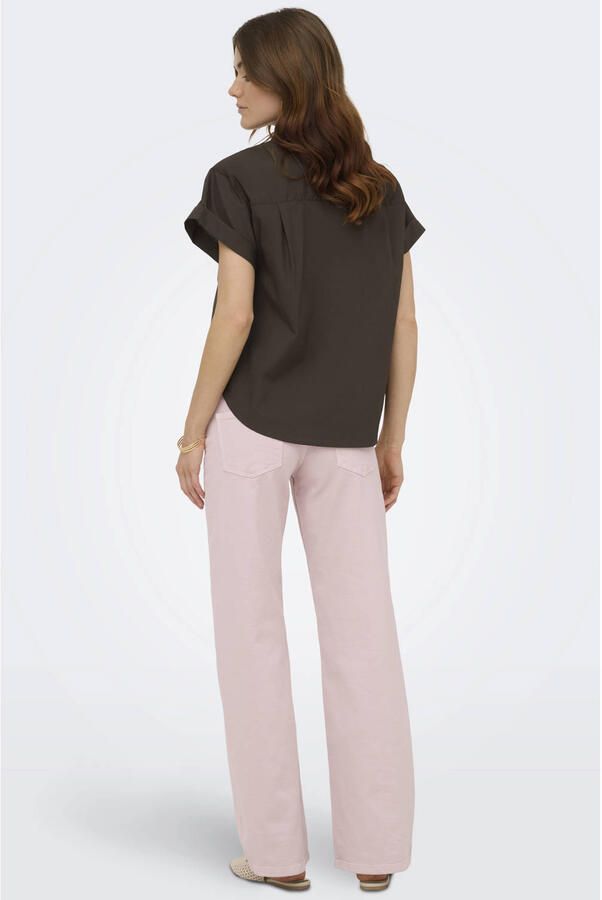 ONLY T-shirt bruin - Foto 3