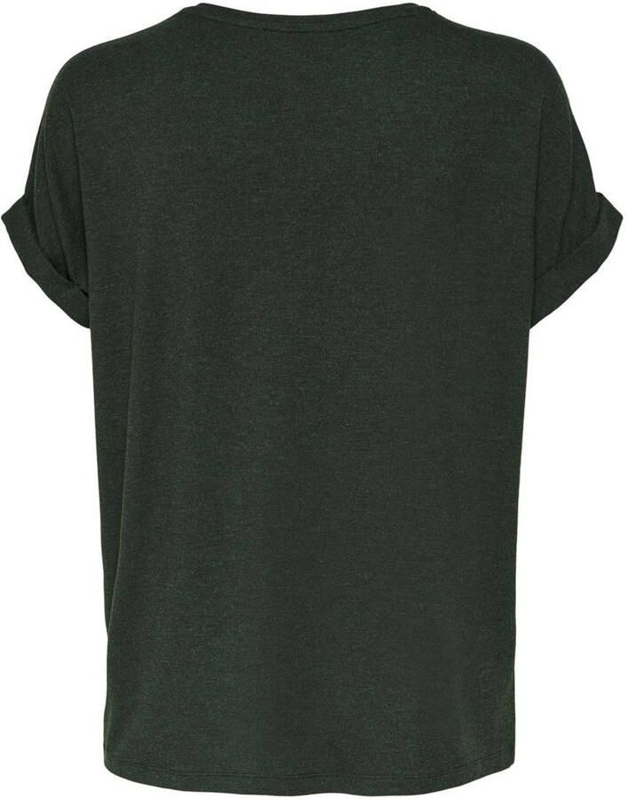 Only T-shirt ONLMOSTER – T-shirt met gemêleerde look en elastisch materiaal