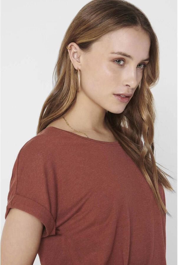 Only T-shirt ONLMOSTER – Shirt met korte mouwen en omslag en klassieke look - Foto 3