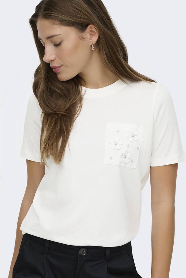 ONLY T-shirt ecru - Foto 2