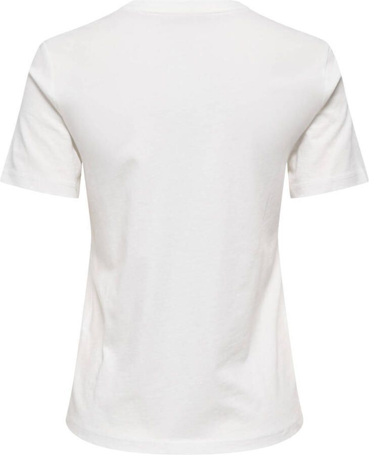 Only regular fit T-shirt van puur katoen model 'KITA' - Foto 2