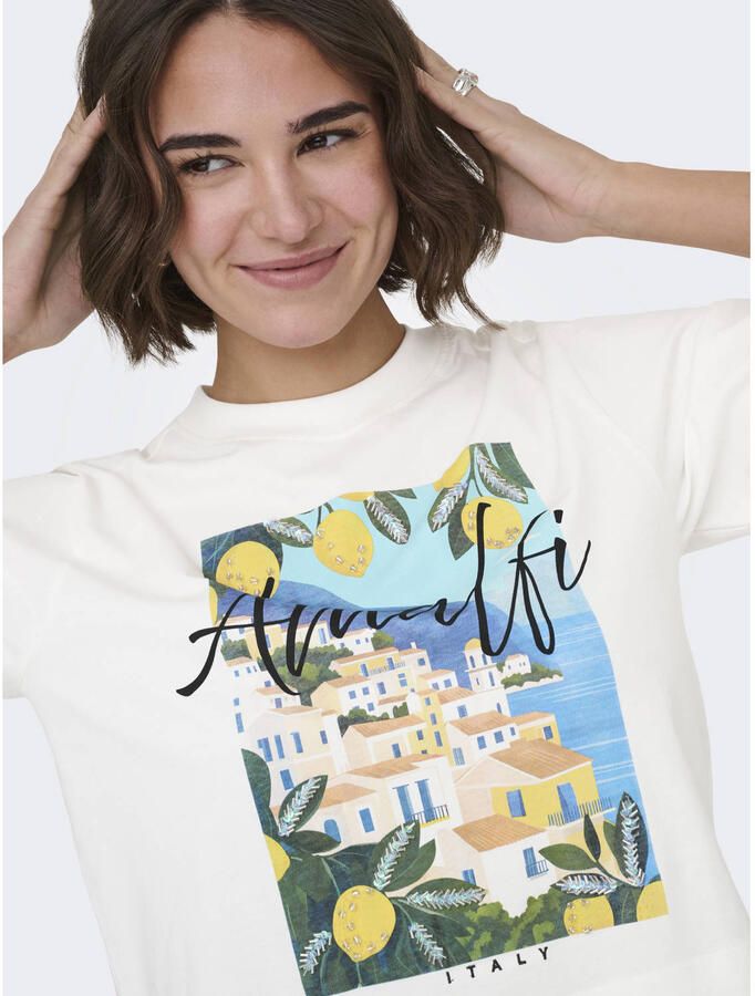ONLY T-shirt ecru - Foto 2
