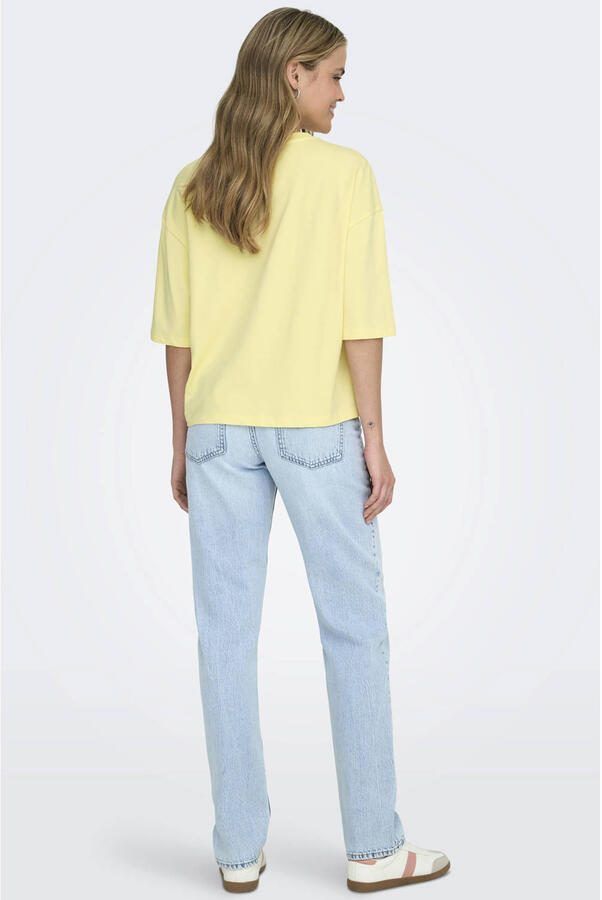 ONLY T-shirt geel - Foto 3