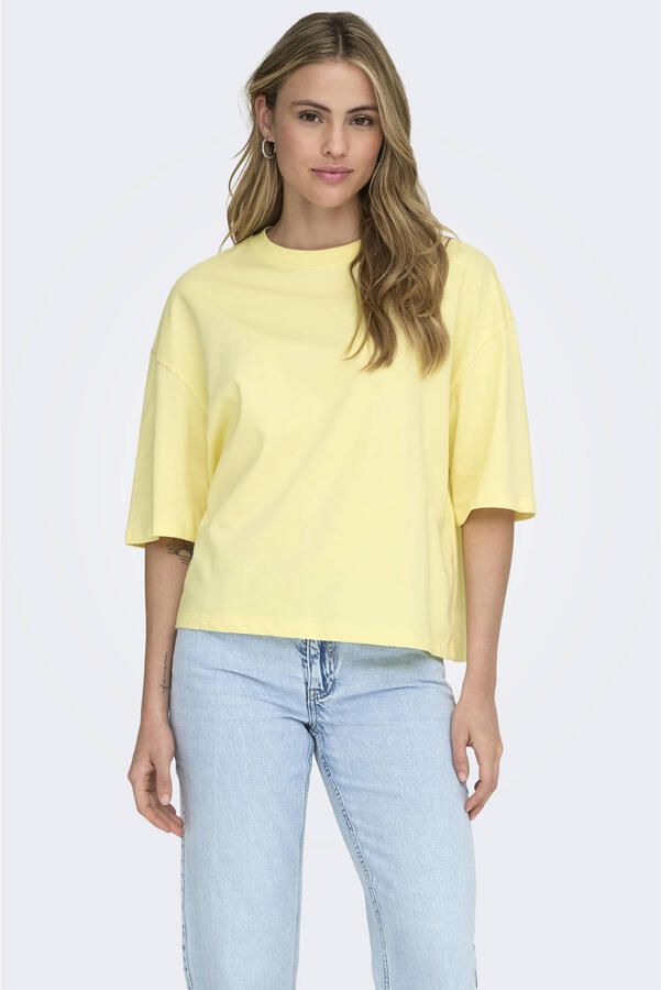 ONLY T-shirt geel - Foto 2