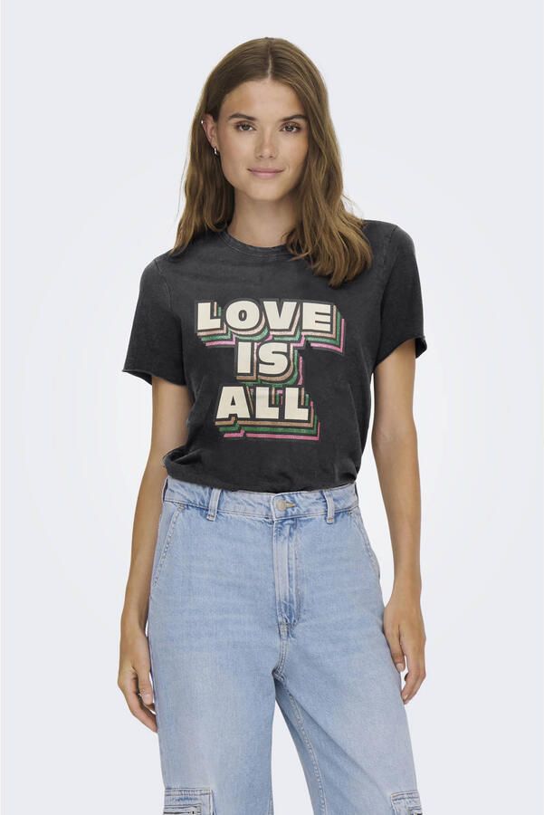 ONLY T-shirt grijs