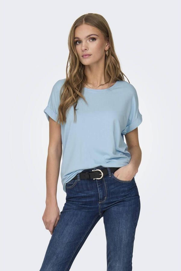 Only T-shirt ONLMOSTER – Shirt met korte mouwen en omslag en klassieke look - Foto 2