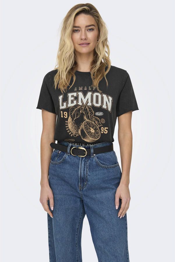 Only Regular fit T-shirt van puur katoen Model 'LUCY'