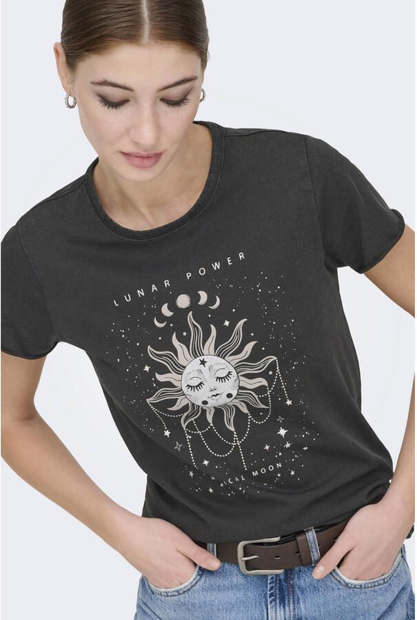 Only Regular fit T-shirt van puur katoen Model 'LUCY'