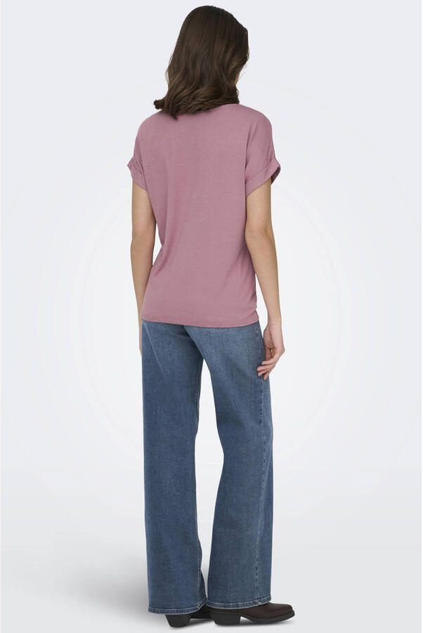 Only Regular fit T-shirt van viscosemix model 'MOSTER' - Foto 2