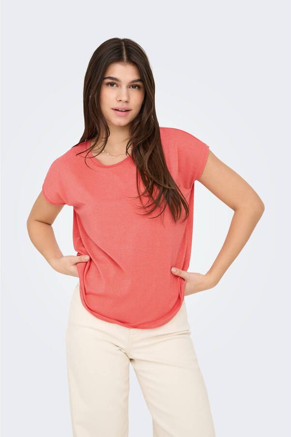 Only Claudia Glitter Shirt Dames - Foto 2