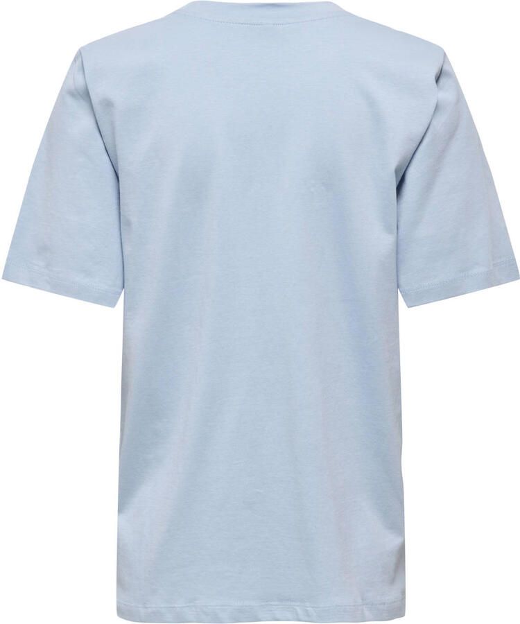 Only regular fit T-shirt van pure biologisch katoen model 'BURST' - Foto 2