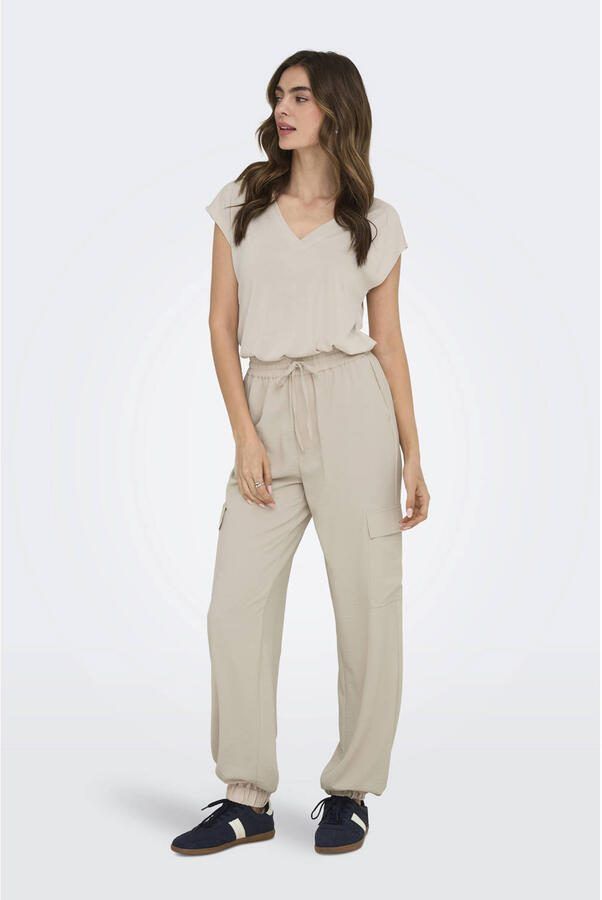 Only Shirt met V-hals ONLFREE S S MOD.V-NECK TOP JRS NOOS - Foto 3