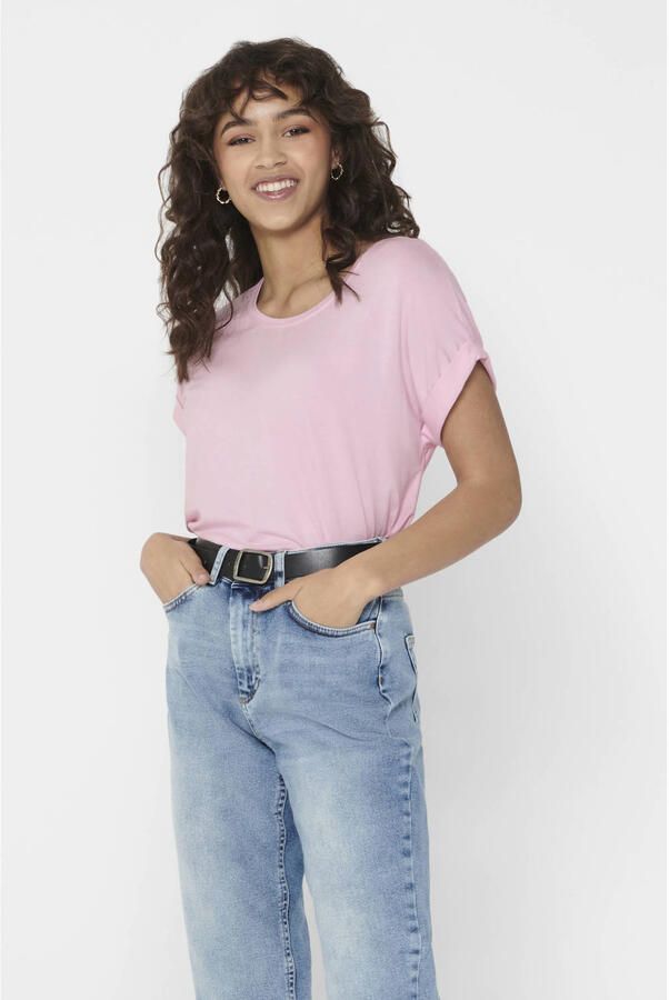 Only T-shirt ONLMOSTER – Shirt met korte mouwen en omslag en klassieke look - Foto 2
