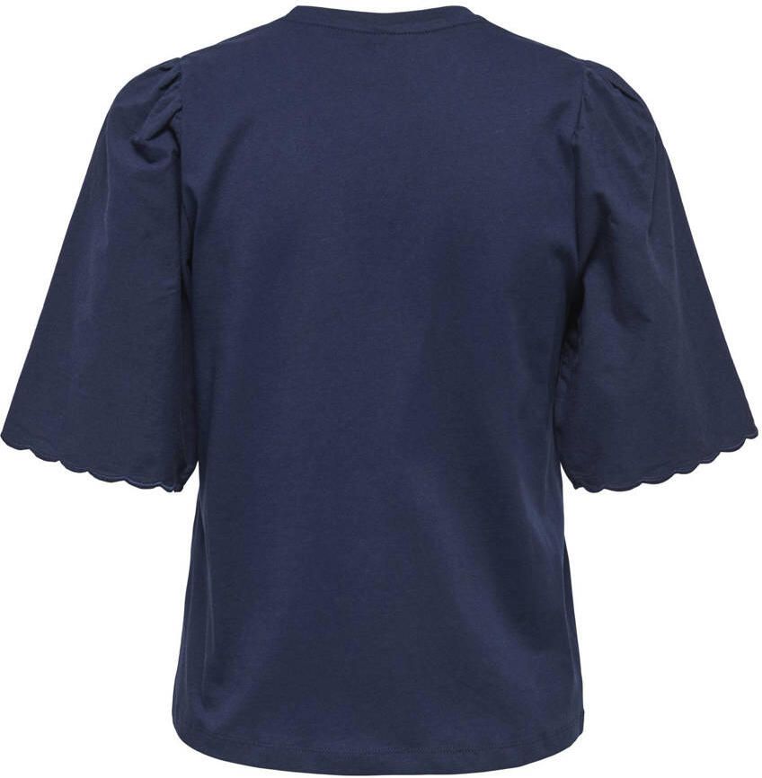 Only Blouse Top Veronika Life Navy Blazer - Foto 2