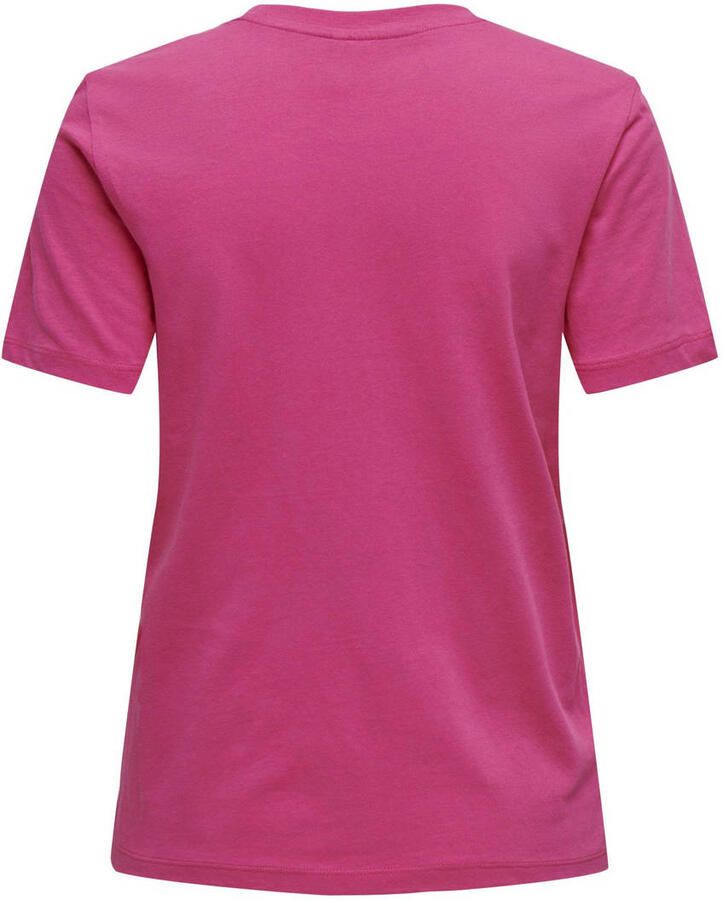 Only Regina Korte Mouw T-shirt Pink Dames - Foto 2