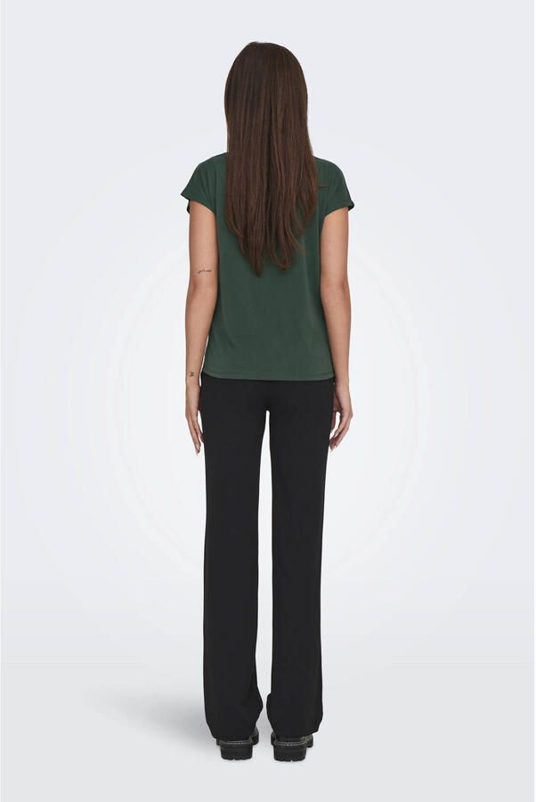 Only Shirt met V-hals ONLFREE S S MOD.V-NECK TOP JRS NOOS