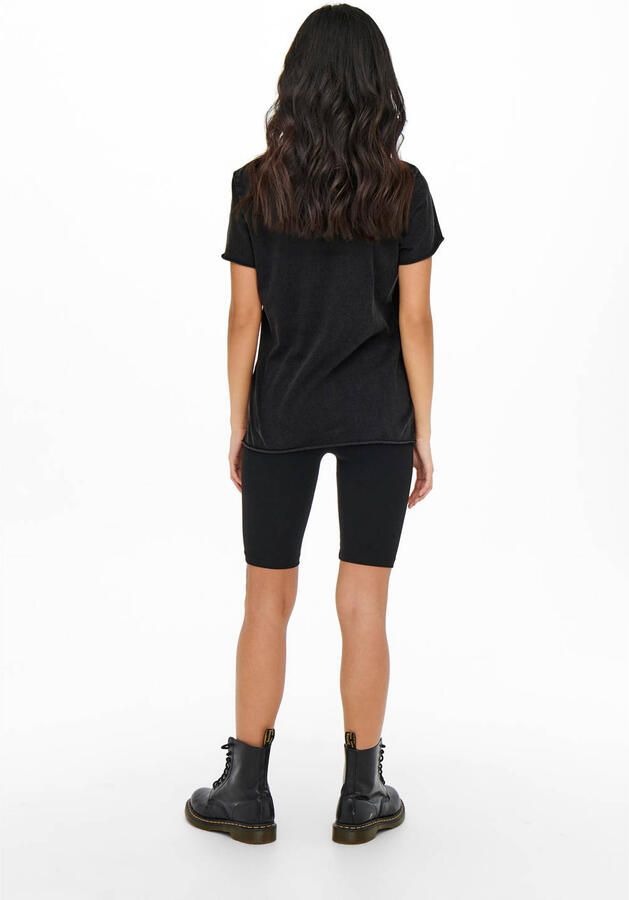 Only Regular fit T-shirt van zuivere katoen met motiefprint model 'LUCY LIFE'