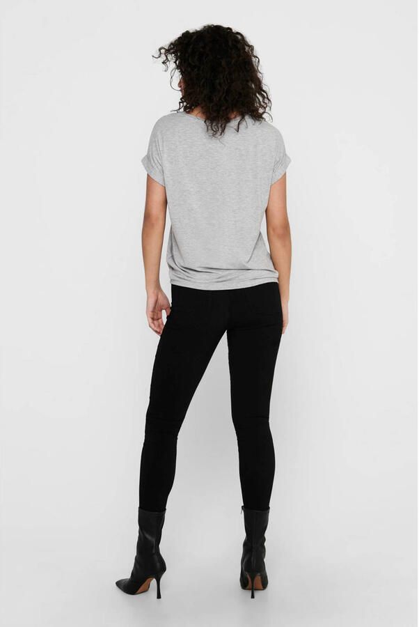 Only T-shirt ONLMOSTER – T-shirt met gemêleerde look en elastisch materiaal - Foto 2