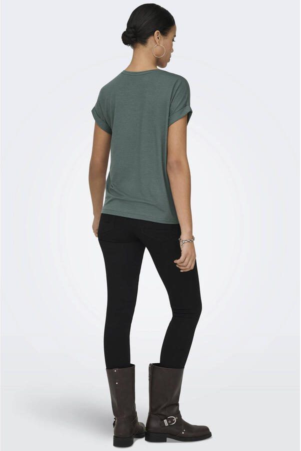Only T-shirt ONLMOSTER – T-shirt met gemêleerde look en elastisch materiaal - Foto 2
