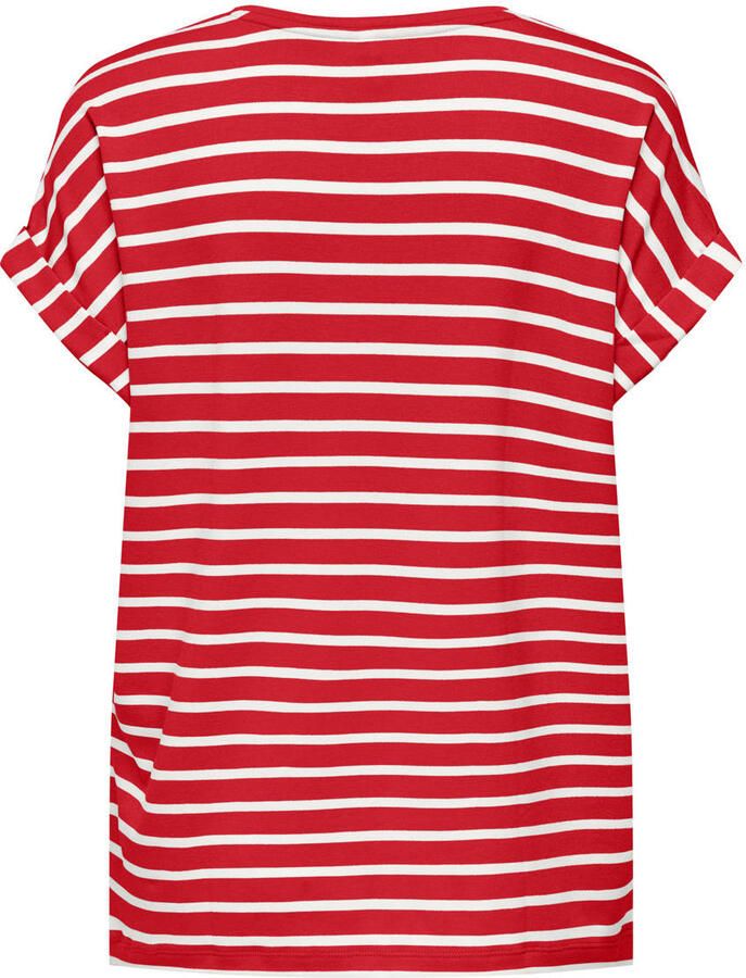 Only Shirt met V-hals ONLMOSTER V-NECK TOP JRS