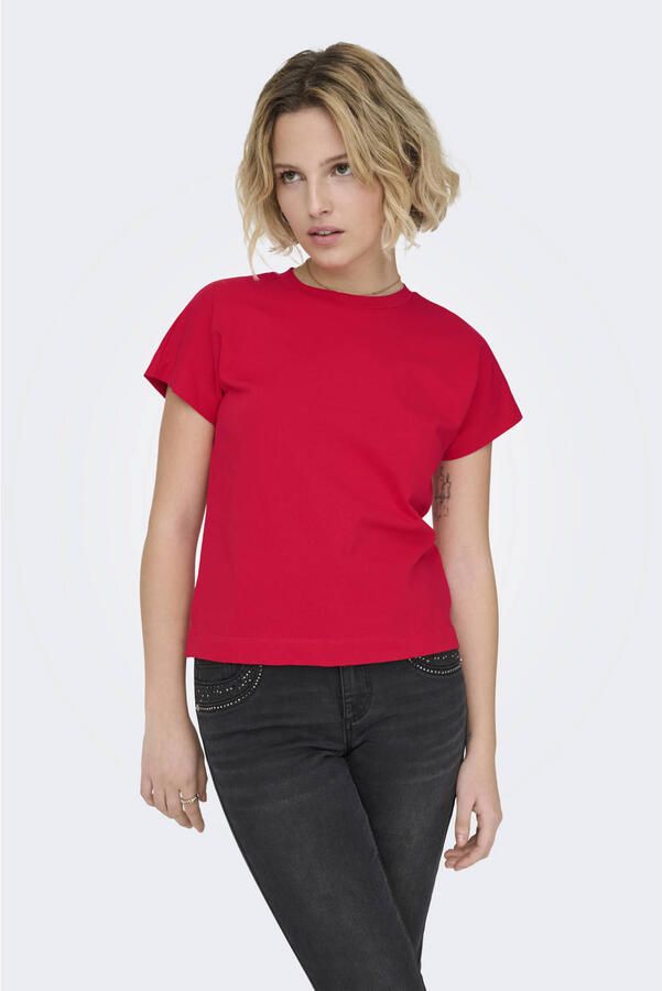 ONLY T-shirt rood