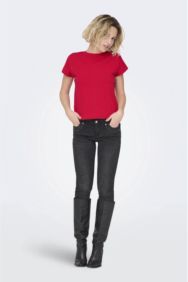 ONLY T-shirt rood - Foto 3