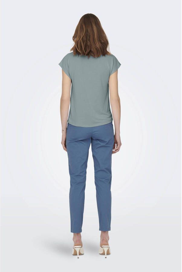 Only Shirt met V-hals ONLFREE S S MOD.V-NECK TOP JRS NOOS - Foto 3