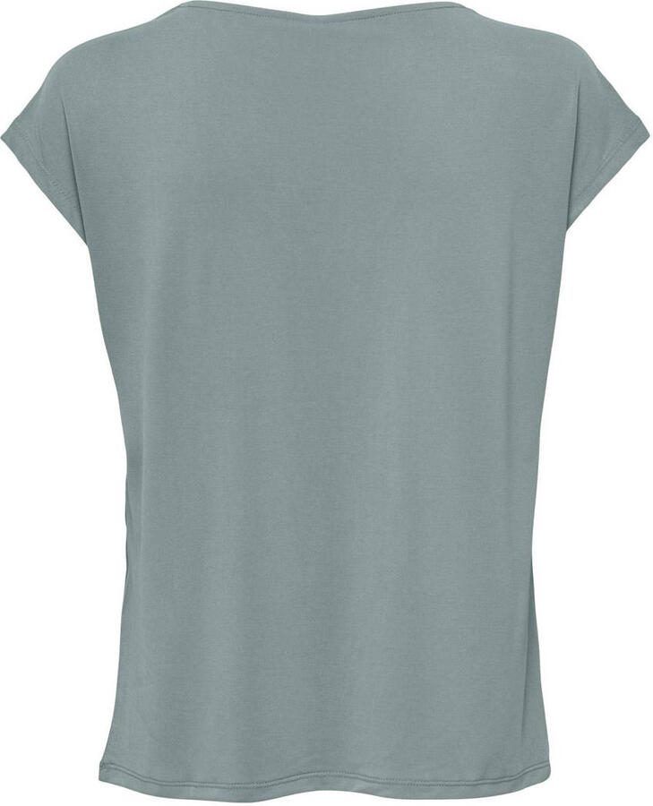 Only Shirt met V-hals ONLFREE S S MOD.V-NECK TOP JRS NOOS - Foto 2