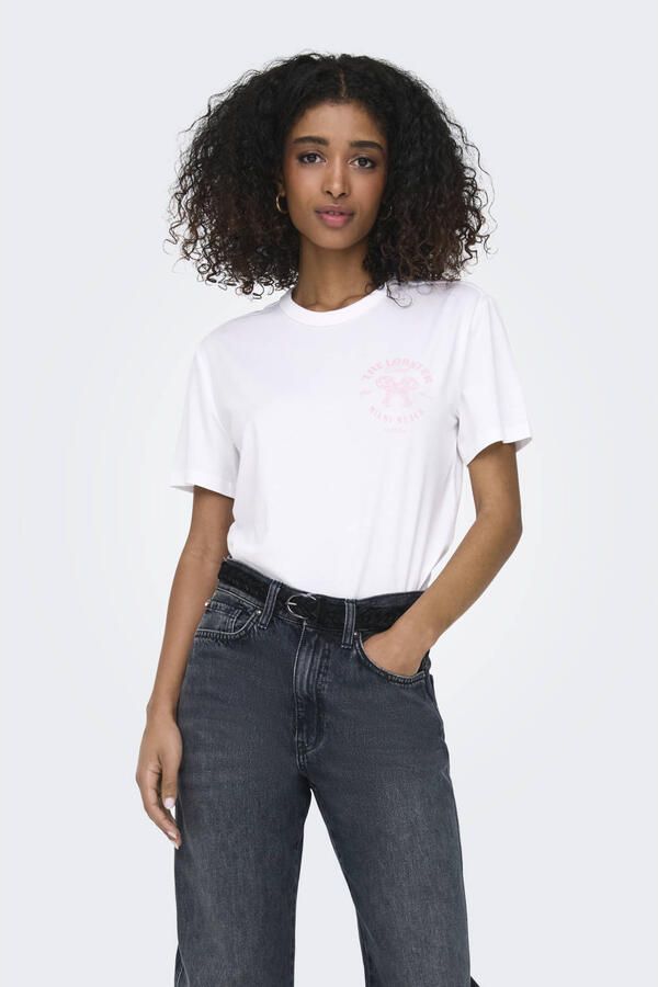 Only Dina Life SS Shirt Dames - Foto 2