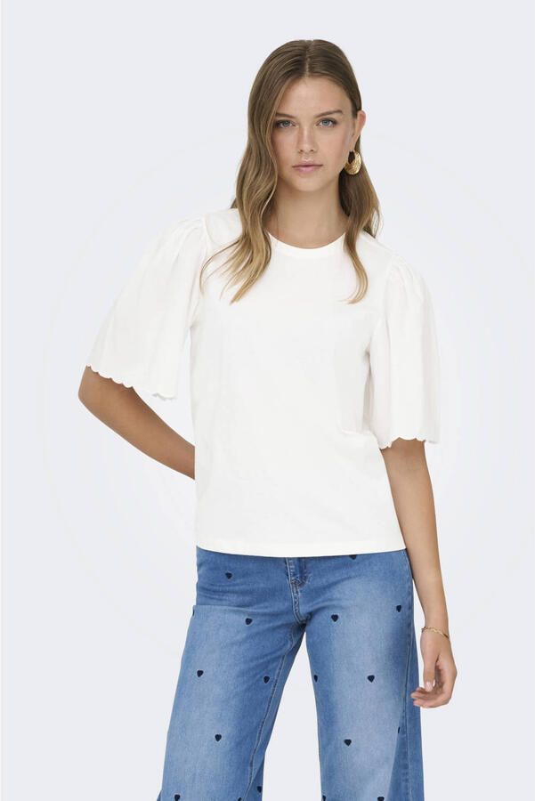 Only Blouse Top Veronika Life Cloud Dancer