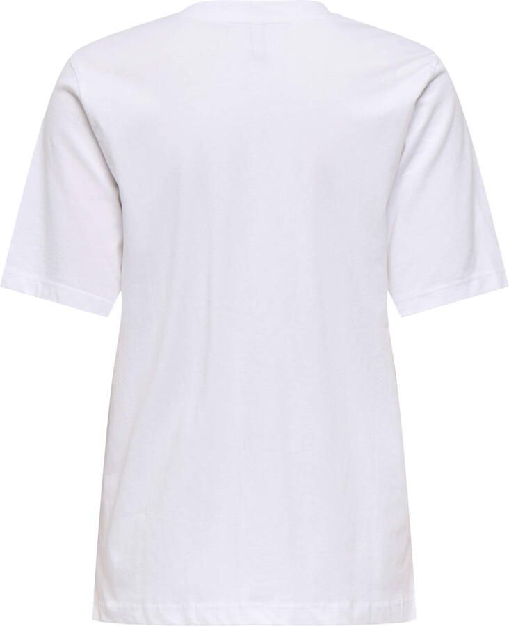 Only regular fit T-shirt van pure biologisch katoen model 'BURST' - Foto 2