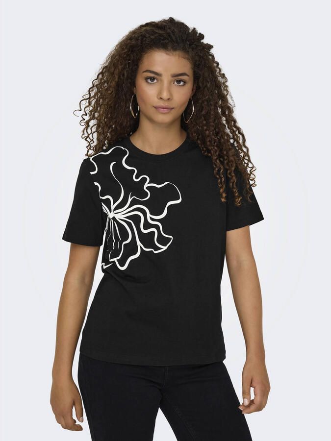 ONLY T-shirt zwart - Foto 2