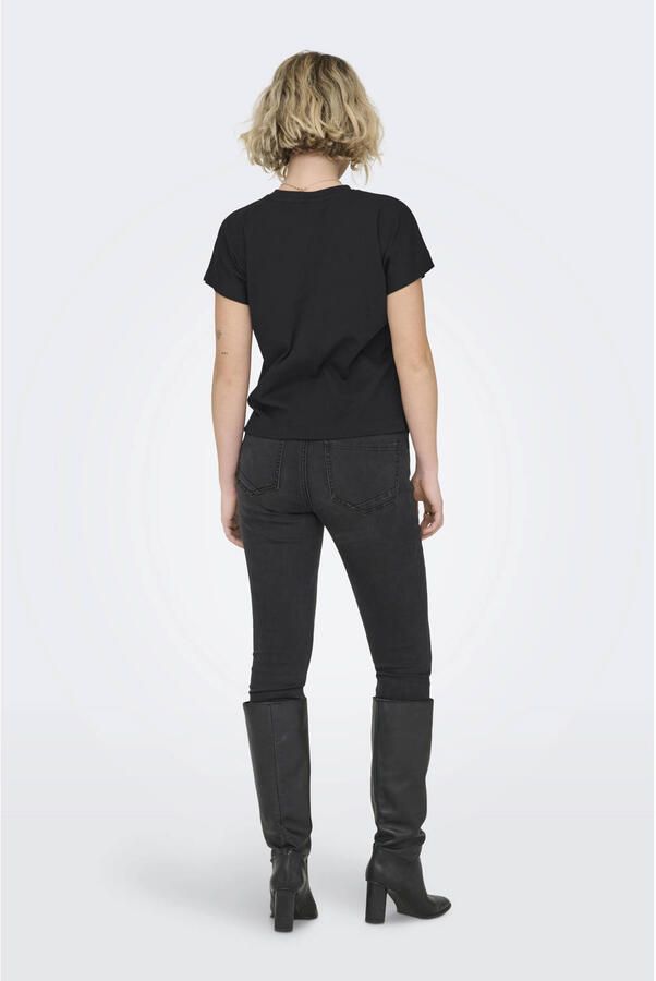 ONLY T-shirt zwart - Foto 3