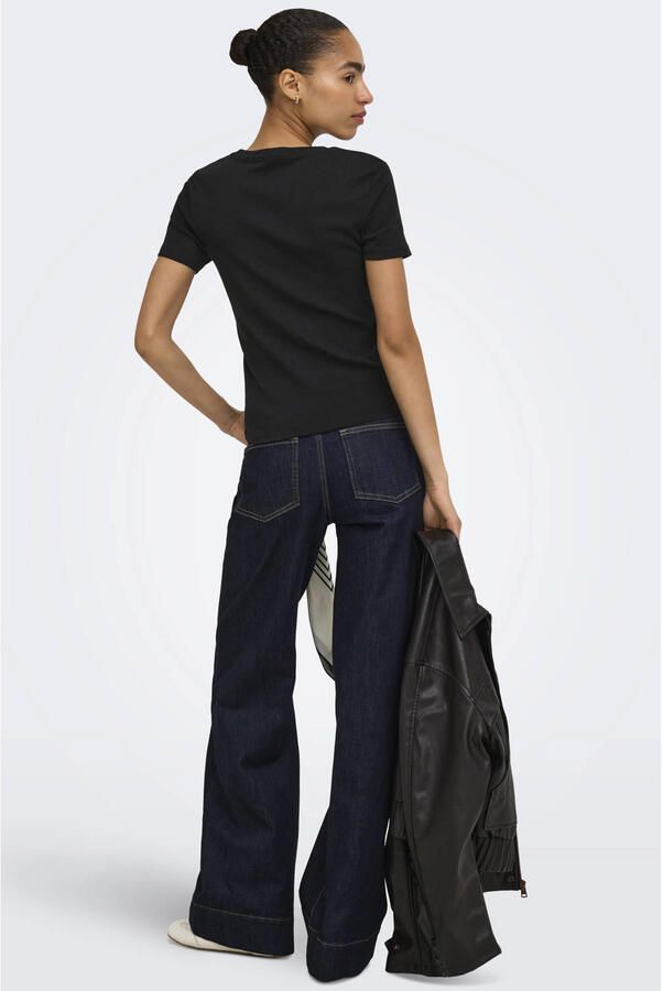 ONLY T-shirt zwart - Foto 3