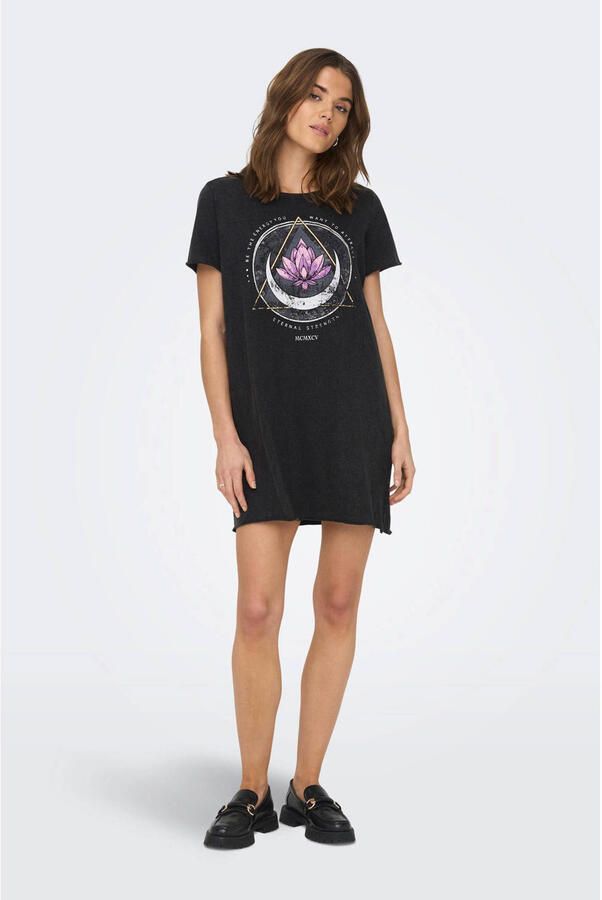 Only Regular fit vrijetijdsjurk van puur katoen model 'LUCY LIFE'