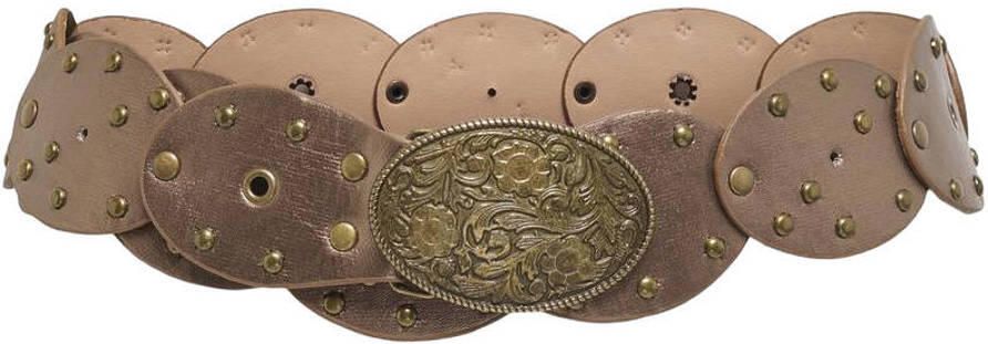 ONLY tailleriem ONLGLADIATOR met studs koperkleurig