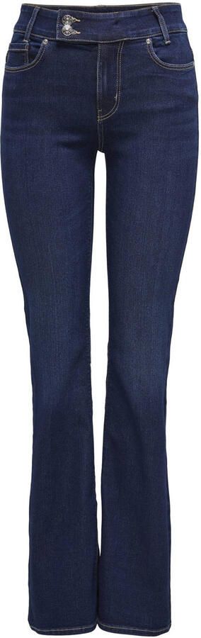 ONLY TALL flared jeans dark blue denim