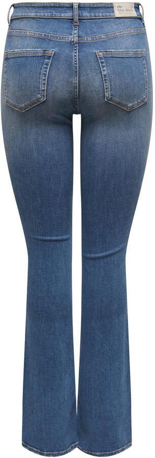 ONLY TALL regular waist flared jeans medium blue denim - Foto 1