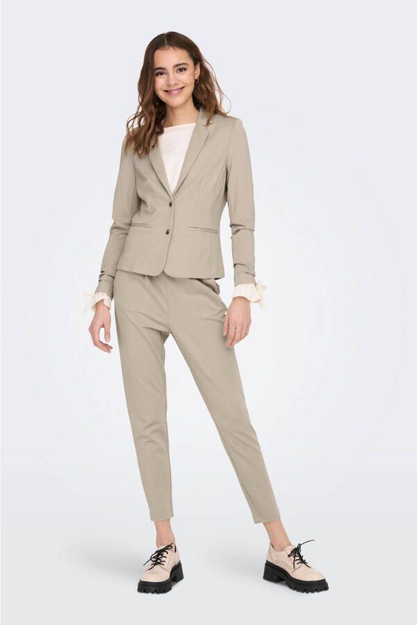 Only Regular fit stoffen broek in viscosemix model 'POPTRASH LIFE EASY'