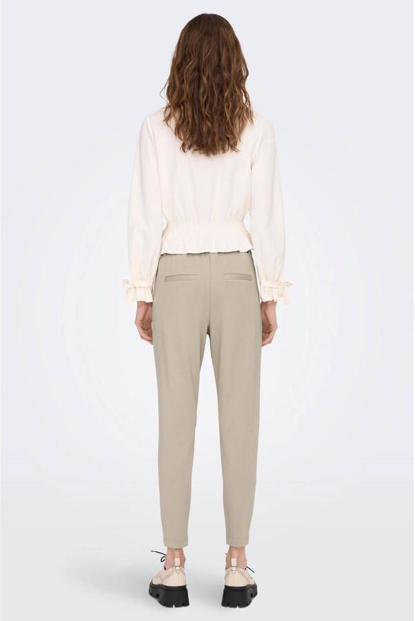 Only Regular fit stoffen broek in viscosemix model 'POPTRASH LIFE EASY'