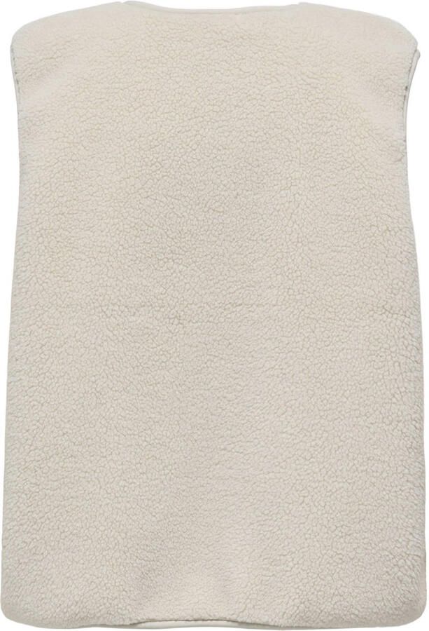 ONLY teddy gilet ecru