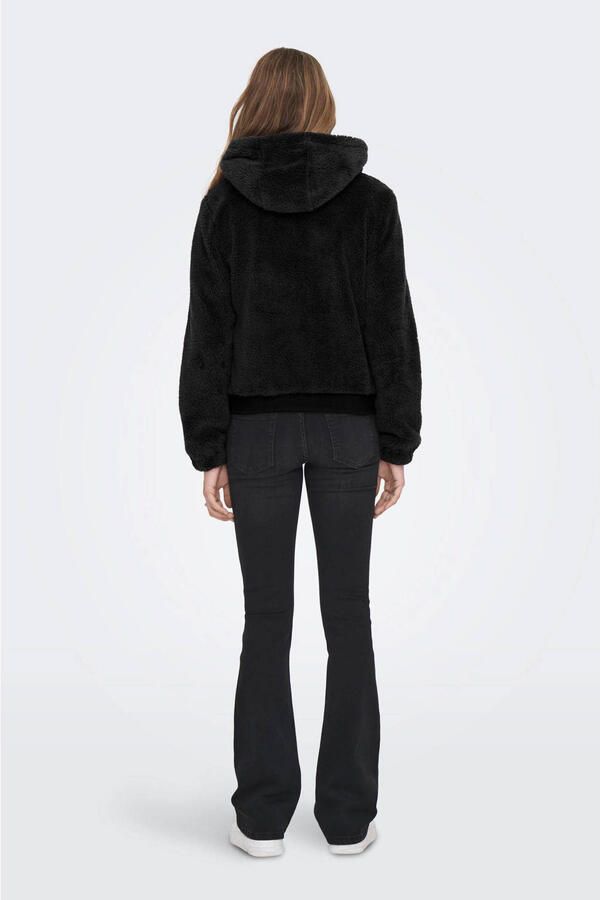 Only Pluche jas met capuchon ONLNEWANNA CONTACT SHERPA JKT OTW NOOS - Foto 2