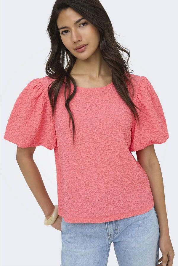 ONLY top broderie roze - Foto 3