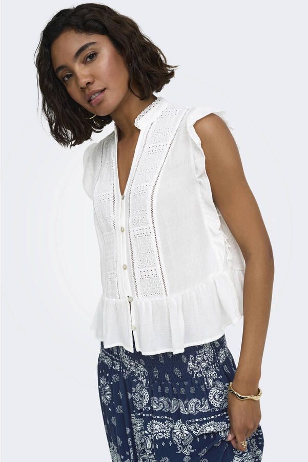Only regular fit blousetop van viscosemix model 'HENNY' - Foto 2