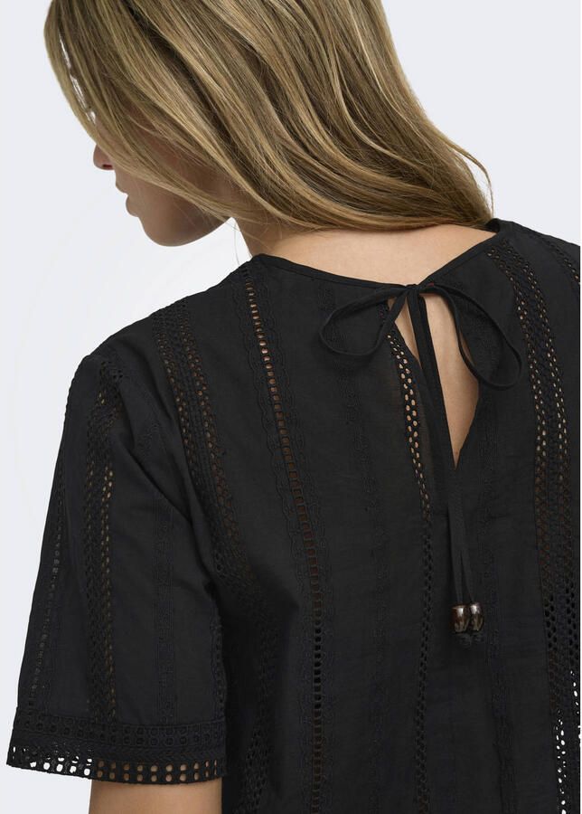 ONLY top broderie zwart - Foto 2
