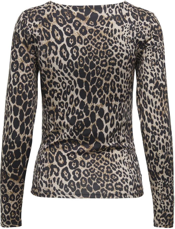 Only Shirt met lange mouwen ONLLONE LEO L S TWO WAY TOP JRS Met diepe uitsnijding voor of achter te dragen - Foto 3