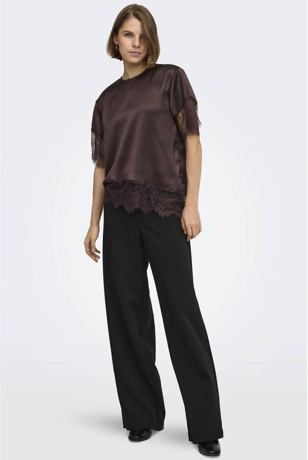 Only Indona 2 4 Satin Top Dames - Foto 2